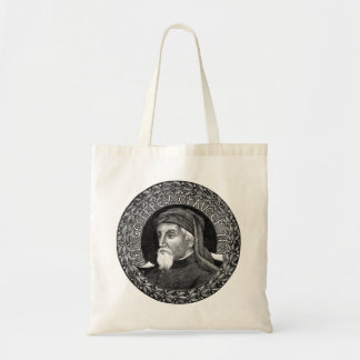 Portrait of Geoffrey Chaucer Bag
