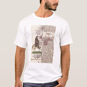 Portrait of Geoffrey Chaucer facsimile from T-Shirt