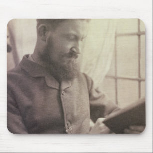 Portrait of George Bernard Shaw (1856-1950) as a Y Mouse Pad