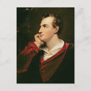 Portrait of George Gordon Byron  6th Baron Postcard