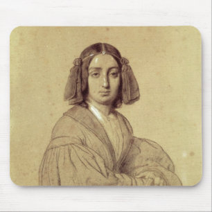 Portrait of George Sand  1837 Mouse Pad