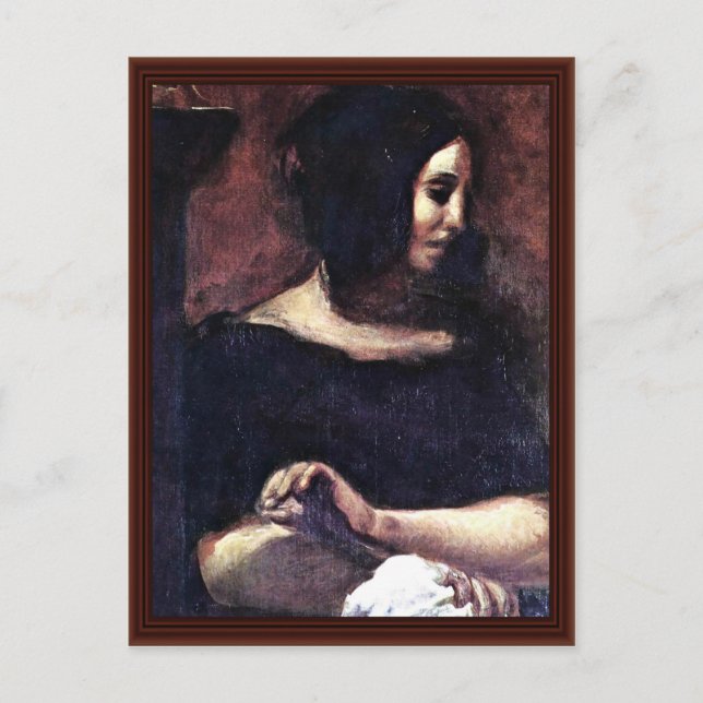 Portrait Of George Sand Postcard (Front)