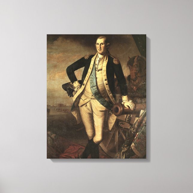 Portrait of George Washington, 1779 Canvas Print (Front)