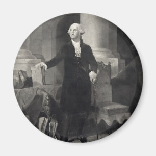 Portrait of George Washington magnet