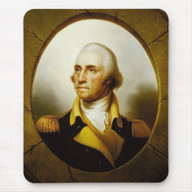 Portrait of George Washington Mouse Pad (Front)