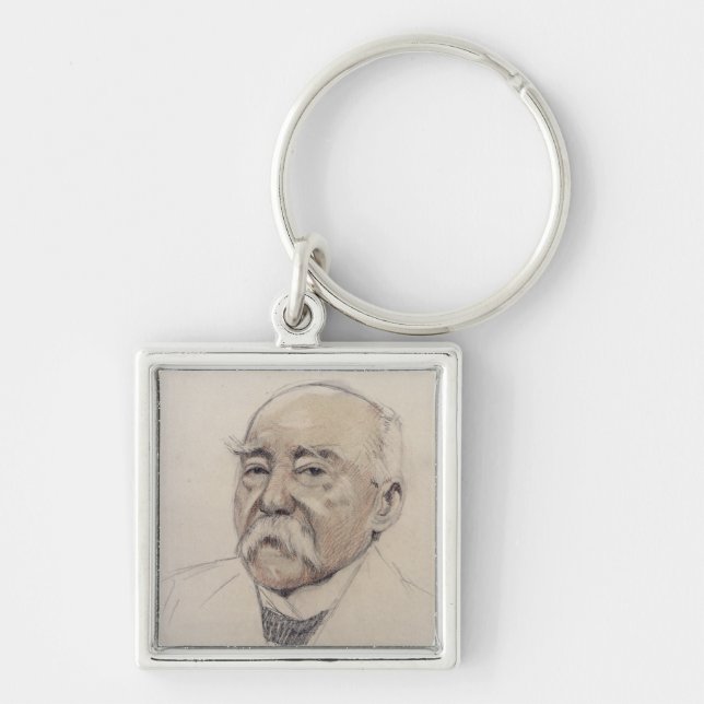 Portrait of Georges Clemenceau Key Ring (Front)