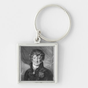 Portrait of Georges Cuvier Key Ring