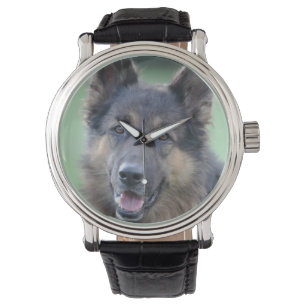 Portrait of German Sheppard Watch