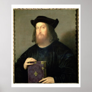 Portrait of Gian Giorgio Trissino (1478-1550) (oil Poster