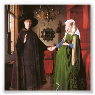 Portrait of Giovanni Arnolfini and his Wife Photo Print
