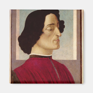 Portrait of Giuliano de' Medici c.1480 Magnet