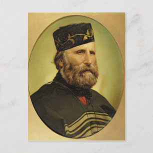Portrait of Giuseppe Garibaldi Postcard