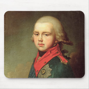 Portrait of Grand Duke Konstantin Pavlovich Mouse Pad