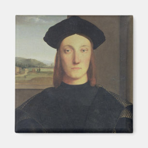 Portrait of Guidobaldo da Montefeltro, Duke of Urb Magnet