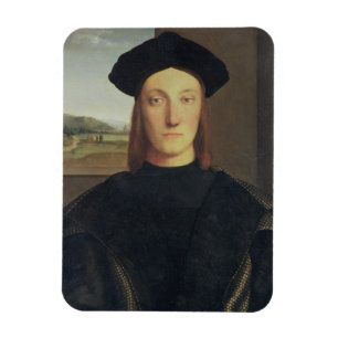 Portrait of Guidobaldo da Montefeltro, Duke of Urb Magnet