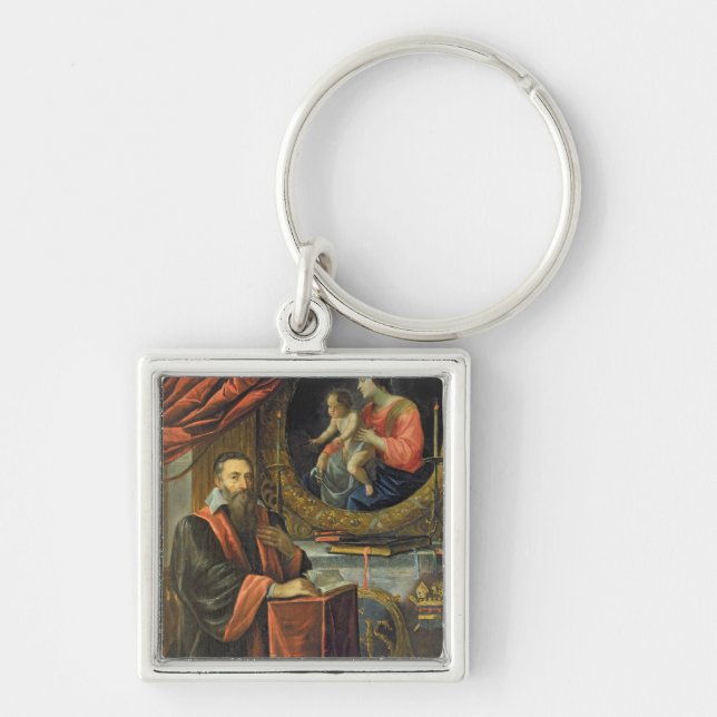 Portrait of Guillaume de Vair Key Ring (Front)