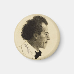 Portrait of Gustav Mahler (1902) Magnet