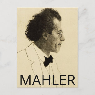 Portrait of Gustav Mahler (1902) Postcard