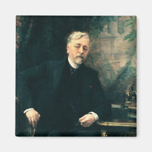 Portrait of Gustave Eiffel 1905 Magnet