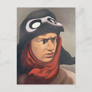 Portrait of Guynemer, 1921-23 Postcard