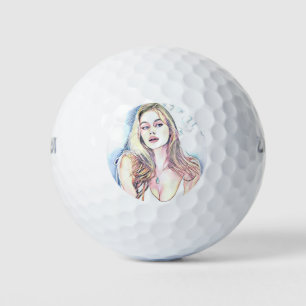 Portrait of Hailey   Golf Balls
