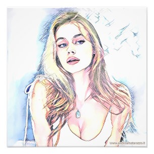 Portrait of Hailey Photo Print