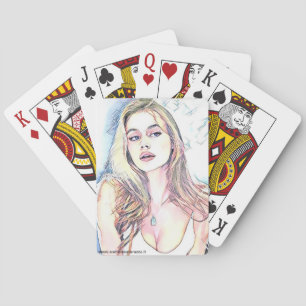 Portrait of Hailey    Playing Cards
