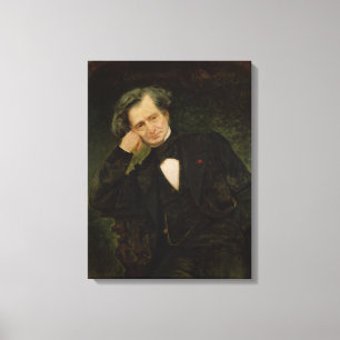 Portrait of Hector Berlioz Canvas Print