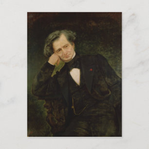 Portrait of Hector Berlioz Postcard