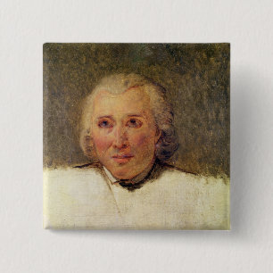 Portrait of Henri Gregoire 15 Cm Square Badge