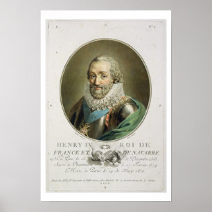Portrait of Henri IV, King of France and Navarre ( Poster