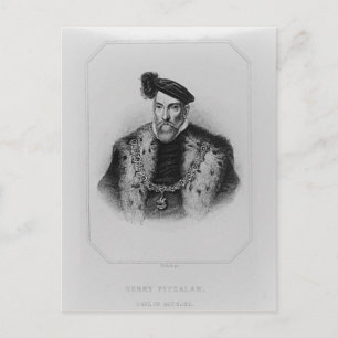 Portrait of Henry Fitzalan, 12th Earl of Postcard