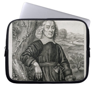 Portrait of Henry More (1614-87) frontispiece to h Laptop Sleeve