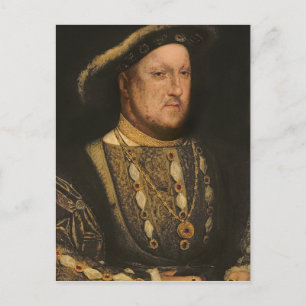 Portrait of Henry VIII  c.1536 Postcard