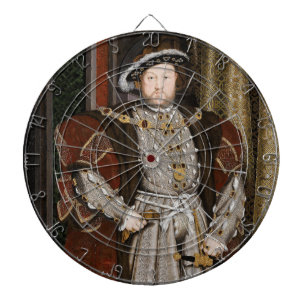 Portrait of Henry VIII (Hans Holbein the Younger) Dartboard