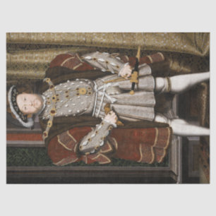Portrait of Henry VIII (Hans Holbein the Younger) Tissue Paper