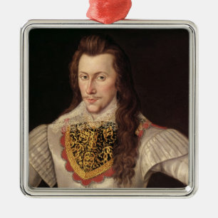 Portrait of Henry Wriothesley 3rd Earl Metal Tree Decoration
