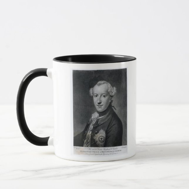 Portrait of His Most Serene Highness Charles Mug (Left)