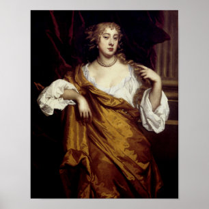 Portrait of Hon. Mary Wharton Poster