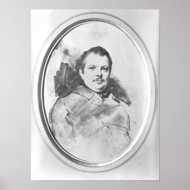 Portrait of Honore de Balzac  c.1820 Poster (Front)