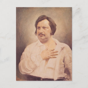 Portrait of Honore de Balzac Postcard
