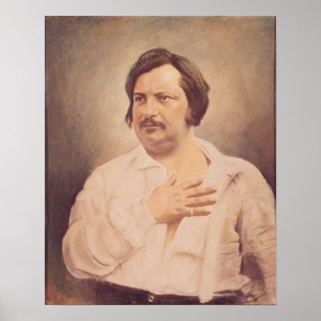 Portrait of Honore de Balzac Poster (Front)