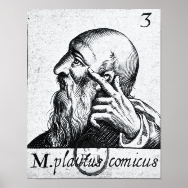 Portrait of Horace portrait of Scipio Poster (Front)