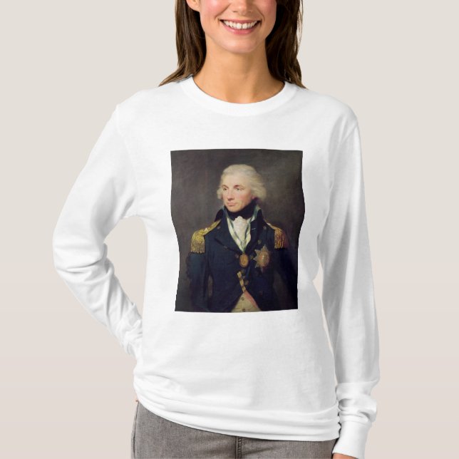 Portrait of Horatio Nelson , Viscount Nelson T-Shirt (Front)