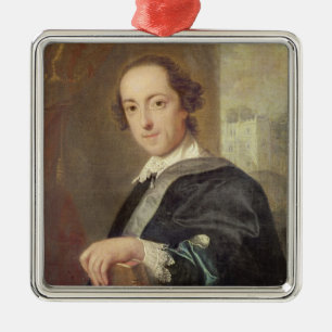 Portrait of Horatio Walpole Metal Tree Decoration