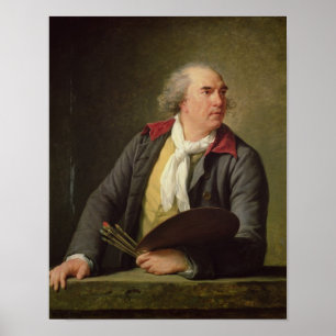 Portrait of Hubert Robert 1788 Poster