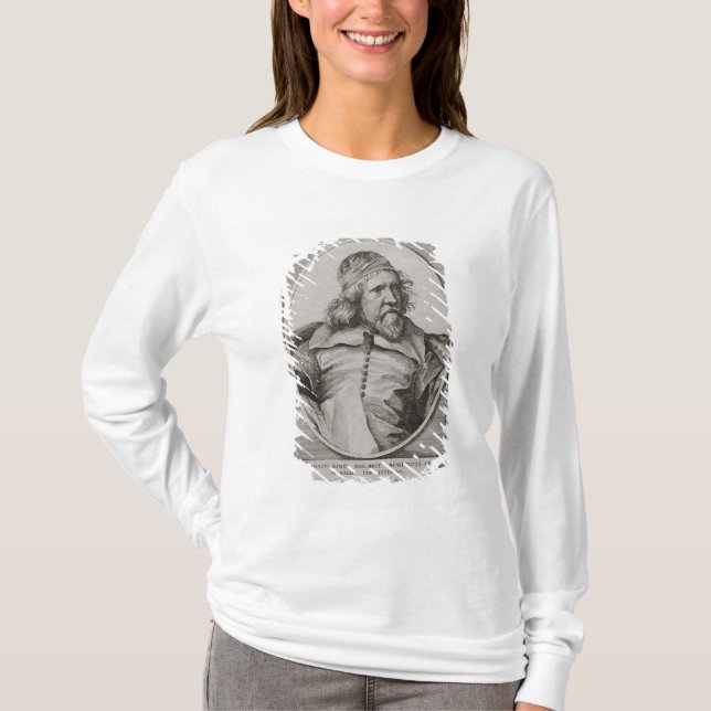 Portrait of Inigo Jones (1573-1652) engraved by We T-Shirt (Front)