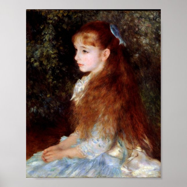 Portrait of Irene Cahen D'anvers by Pierre-Auguste Poster (Front)