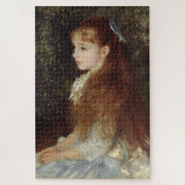 Portrait of Irene - Renoir Impressionist Painting Jigsaw Puzzle (Vertical)