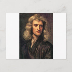Portrait of Isaac Newton (1642-1727) Postcard